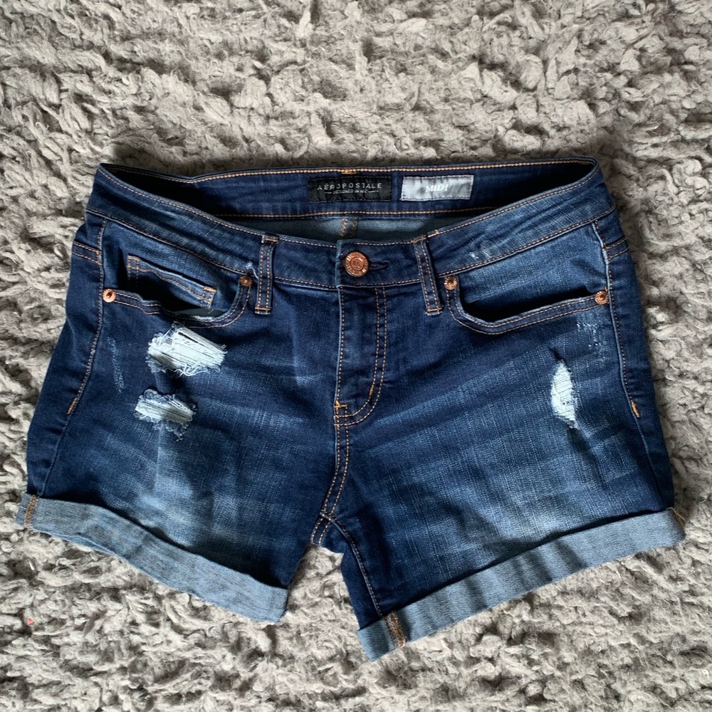 👖🧿AEROPOSTALE DARK BLUE JEAN SHORTS🧿👖